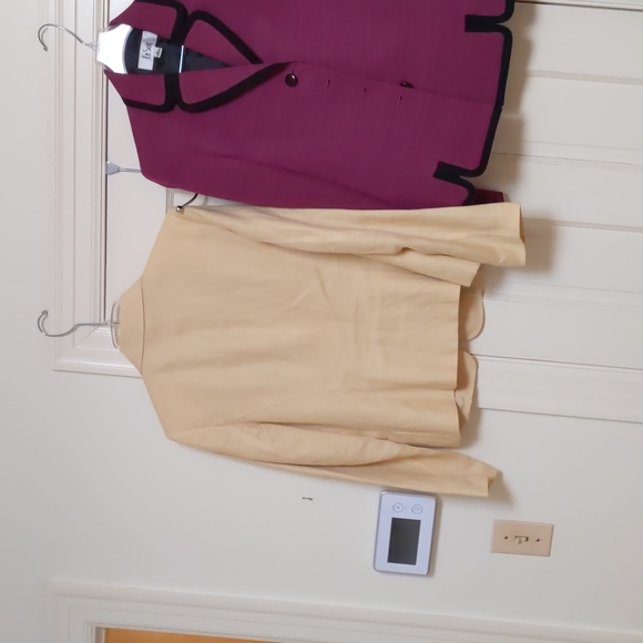 COPY - Three jackets straw colored from Talbot's fusha from le suit,  teal by a… - Picture 8 of 16